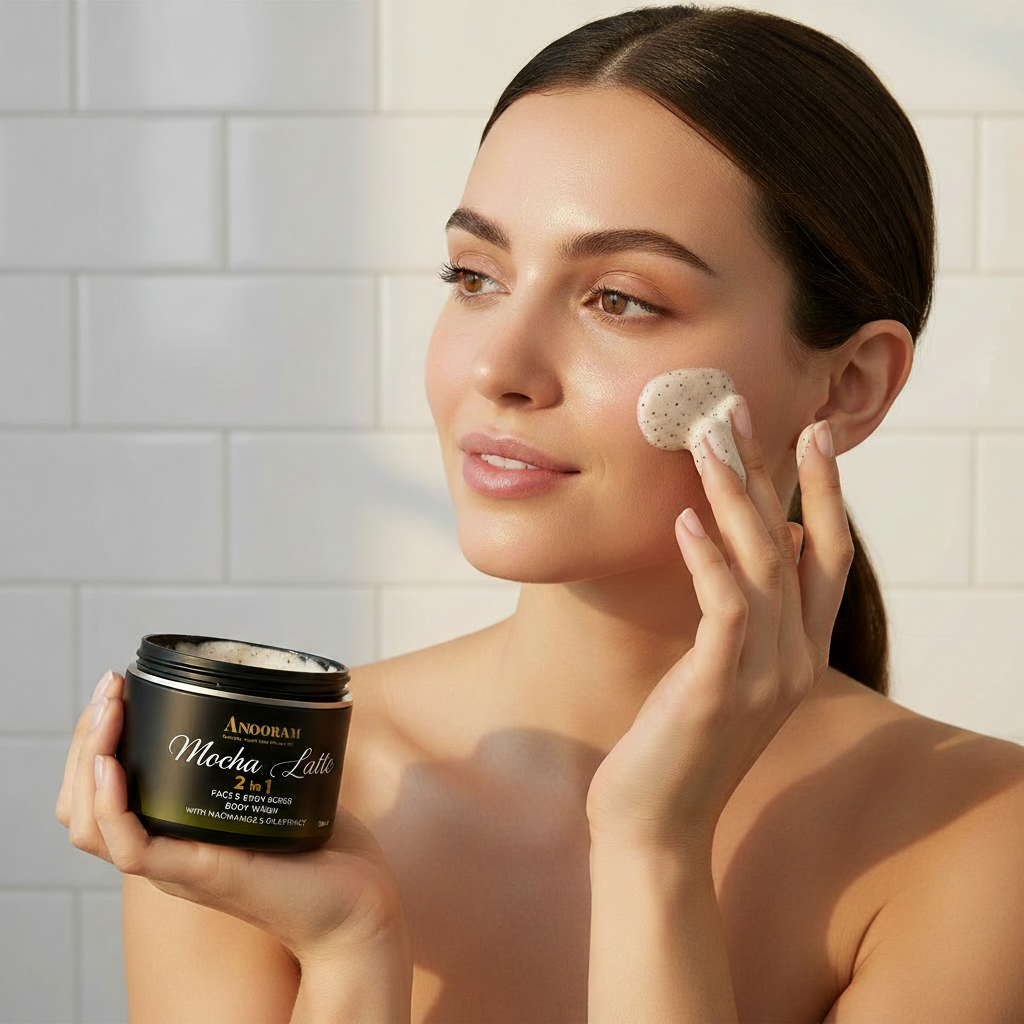 Mocha Latte 2-in-1 Coffee Face & Body Scrub